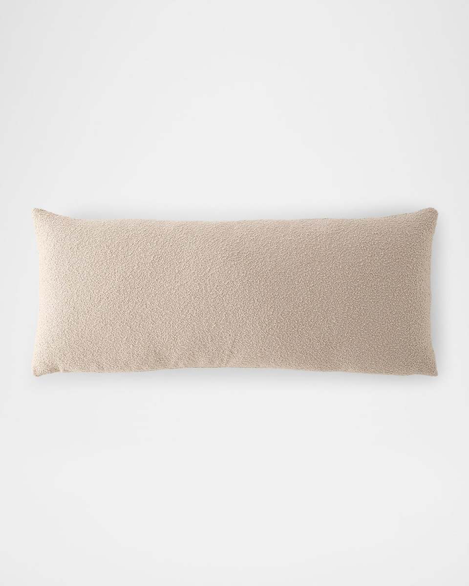 Boucle Decorative Lumbar Pillow, 18" x 48"